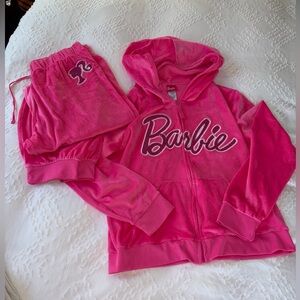 BARBIE - Hot Pink & Sequin Jogger Set, Womens XL
